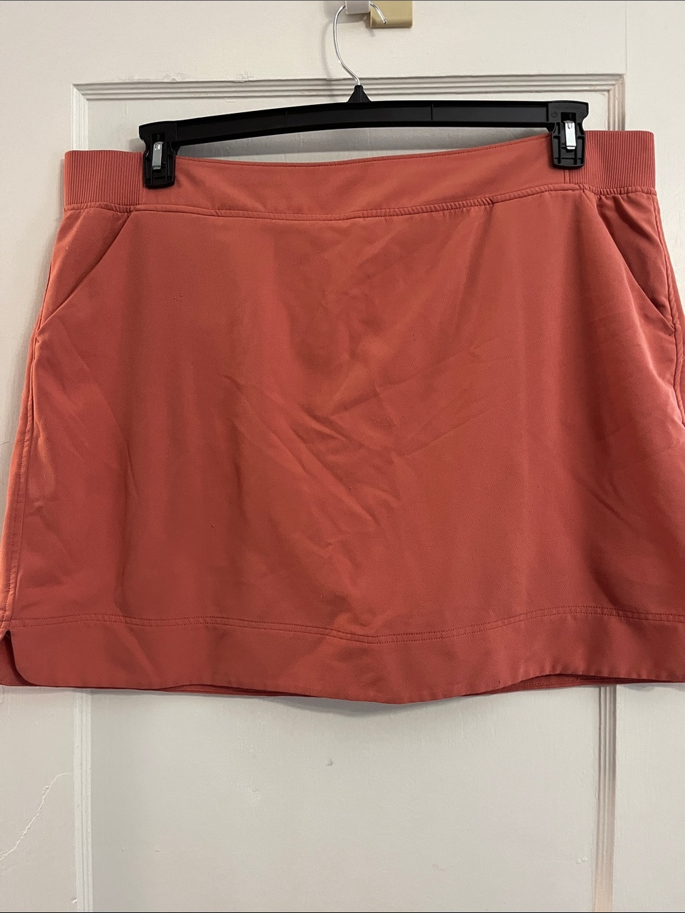 32 Degrees Rust Coral Athletic Skort with Built-In Shorts